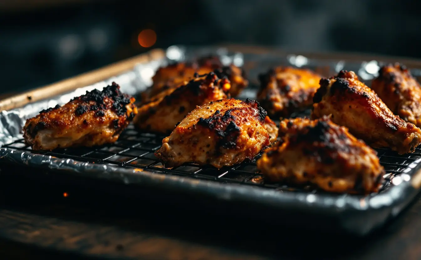 Baked Chicken Wings That Crackle: The Baking Powder Method