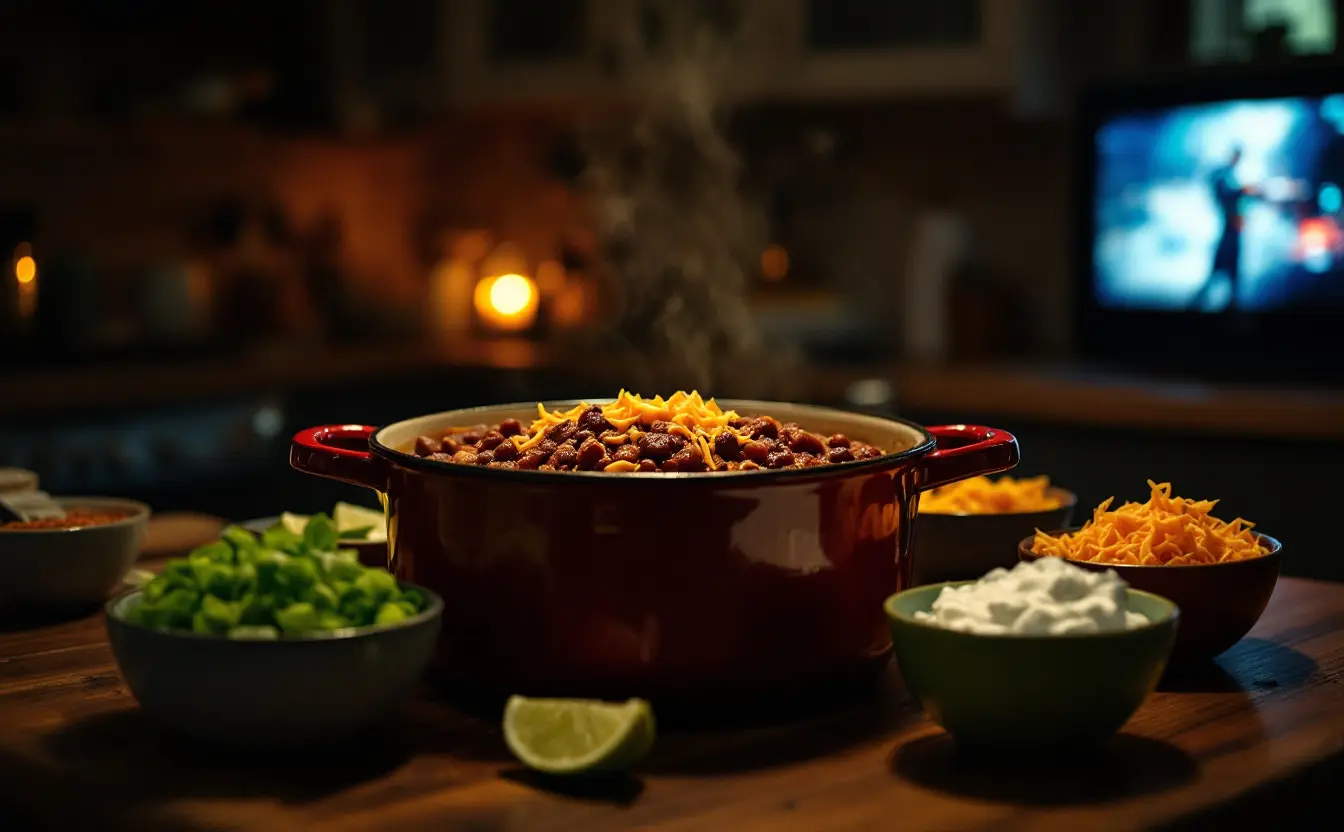 Chili for a Crowd: One Big Pot That Holds Through a Long Game